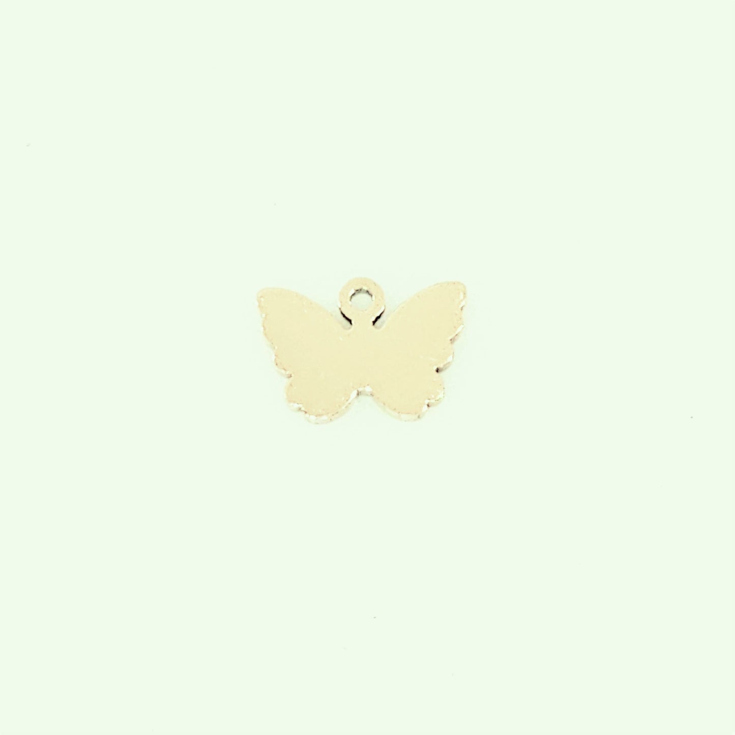 Tiny Butterfly Charm - Gold Plated - 12mm x 8.5mm