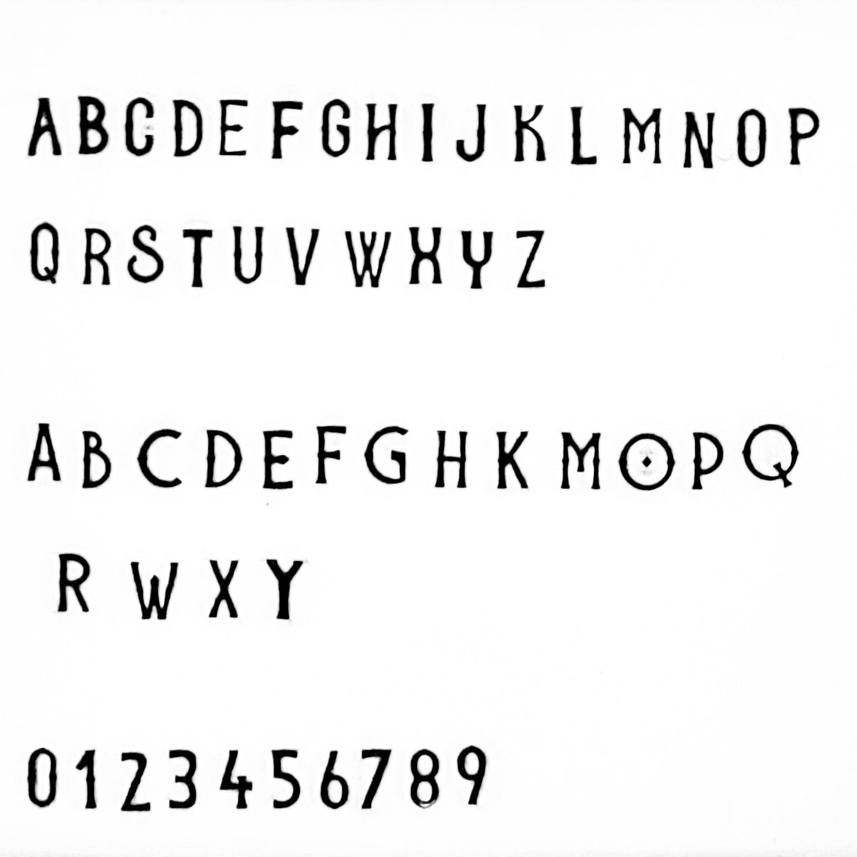 Mistlock Metal Stamp Font by Font Fixation